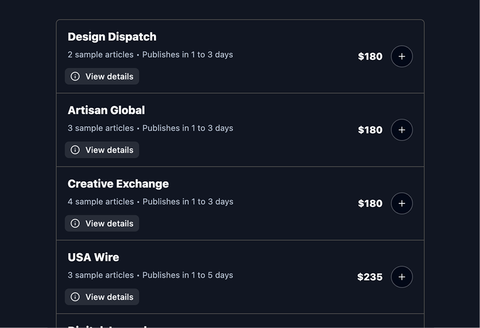 Press coverage strategy